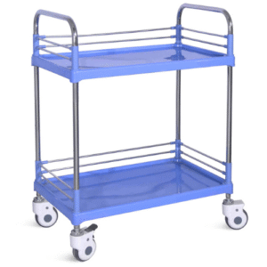 Carro utilitario de dos bandejas
